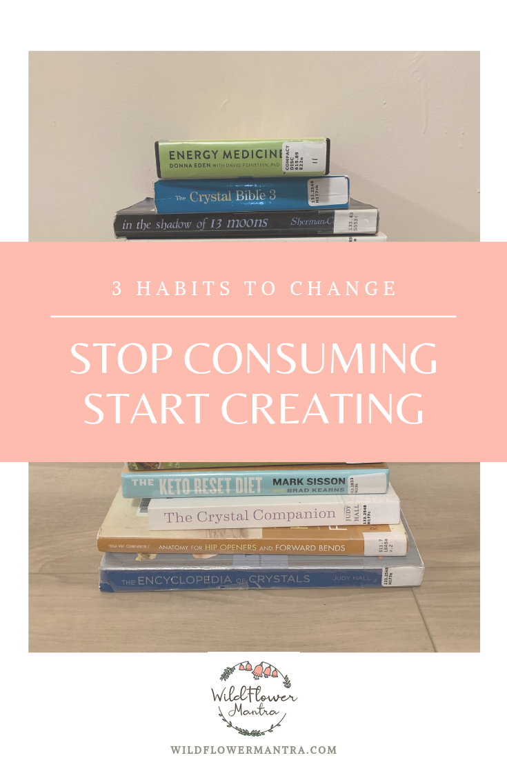Stop Consuming, Start Creating